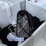 Chanel Flap Bag Rhinestone Limited Version Size 20cm - 3