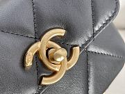 Chanel Mini Large Chain Around Bag In Black AS2833 Size 10x12x5cm - 6
