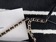 Chanel Small Large Chain Around Bag In Black AS2831 - 4