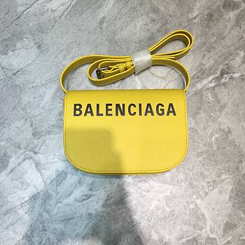 Colestore Balenciaga Ville Day Bag In Yellow