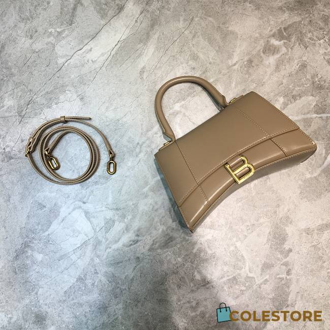 Colestore Balenciaga Small Hourglass In Brown 59354 - 1