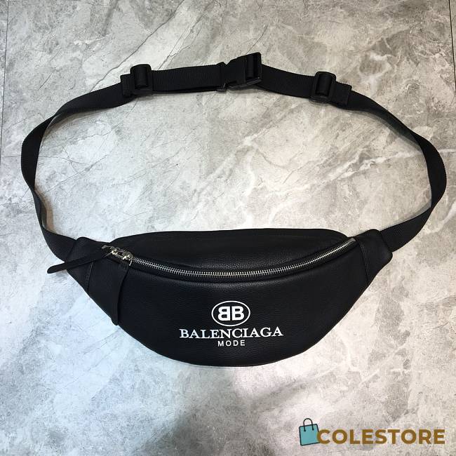 Colestore Balenciaga Logo Belt Bag  - 1