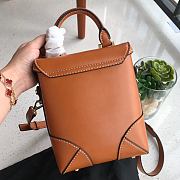 MCM SMALL Soft Berlin NS Crossbody Cognac In Brown  - 5