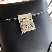 MCM Small Soft Berlin NS Crossbody Cognac In Black  - 5