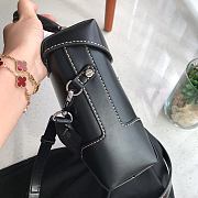 MCM Small Soft Berlin NS Crossbody Cognac In Black  - 6