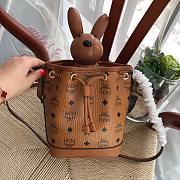 MCM Zoo Rabbit Drawstring In Brown Visetos MYZ8A  - 1