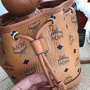 MCM Zoo Rabbit Drawstring In Brown Visetos MYZ8A  - 6
