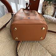 MCM Zoo Rabbit Drawstring In Brown Visetos MYZ8A  - 3