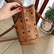MCM Zoo Rabbit Drawstring In Brown Visetos MYZ8A  - 2