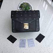 MCM Patriacia Visetos Crossbody Bag In Black MWRAA  - 1
