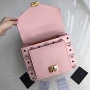 MCM Patriacia Visetos Crossbody Bag In Pink MWRAA - 3