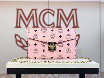 MCM Millie Crossbody Bag In Pink MWRAA 