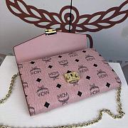 MCM Millie Crossbody Bag In Pink MWRAA  - 4