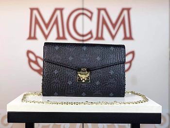MCM Millie Crossbody Bag In Pink MWRAA Size 22x15x3cm