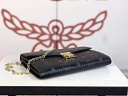 MCM Millie Crossbody Bag In Pink MWRAA Size 22x15x3cm - 5