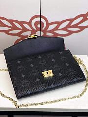 MCM Millie Crossbody Bag In Pink MWRAA Size 22x15x3cm - 2