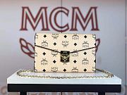 MCM Millie Crossbody Bag In White MWRAA Size 22x15x3cm - 1