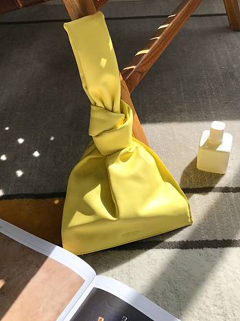 Bottega Veneta Twist Clutch In Yellow 607964