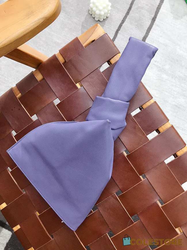 Bottega Veneta Twist Clutch In Purple 607964 Size 21x20.5x11cm - 1