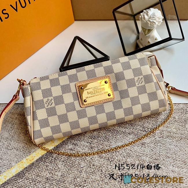 Louis Vuitton Eva Damier Clutch Size 25x4x13cm - 1