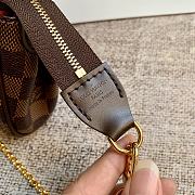 Louis Vuitton Eva Brown Damier Clutch N55213 Size 25x4x13cm - 3