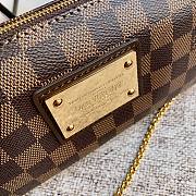 Louis Vuitton Eva Brown Damier Clutch N55213 Size 25x4x13cm - 4