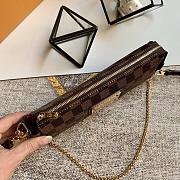 Louis Vuitton Eva Brown Damier Clutch N55213 Size 25x4x13cm - 5