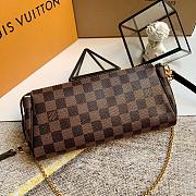 Louis Vuitton Eva Brown Damier Clutch N55213 Size 25x4x13cm - 6