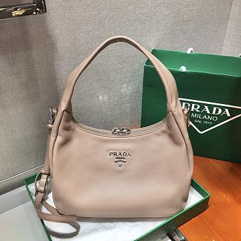Prada Hobo Leather Bag 1BC132 Size 26x21x9.5cm