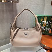 Prada Hobo Leather Bag 1BC132 Size 26x21x9.5cm - 3