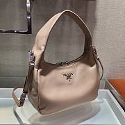 Prada Hobo Leather Bag 1BC132 Size 26x21x9.5cm - 6