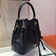 Prada Bucket Bag In Black 1BZ032  - 6