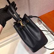 Prada Bucket Bag In Black 1BZ032  - 5