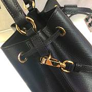 Prada Bucket Bag In Black 1BZ032  - 2