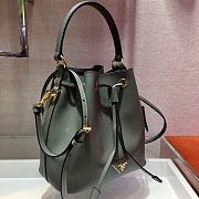 Prada Bucket Bag In Grey 1BZ032 - 6