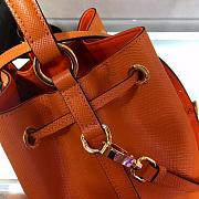 Prada Bucket Bag In Orange 1BZ032 - 5