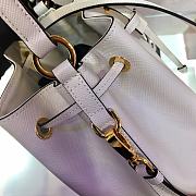 Prada Bucket Bag In White 1BZ032 - 6