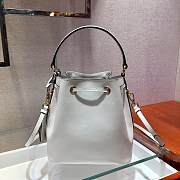 Prada Bucket Bag In White 1BZ032 - 4