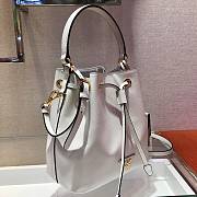 Prada Bucket Bag In White 1BZ032 - 2