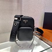 Prada Saffiano Leather Mini Bag 1BH183  - 2