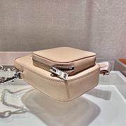 Prada Saffiano Leather Mini Bag In Pink 1BH183  - 5