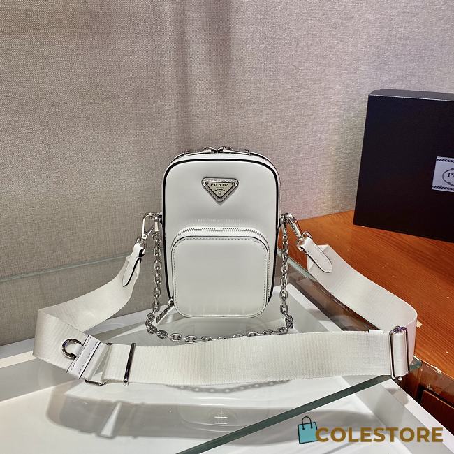 Prada Brush Leather Mini Bag 1BH183  - 1