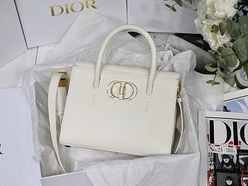 Dior Honoré Handbag In White M8012