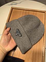 Prada Hat In Grey - 5