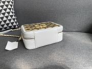 Chanel Vanity Sheepskin & Gold Plated Metal White AS2900 Size - 2