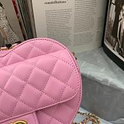 Chanel 22S Heart Bag In Rose Pink AS2061  - 6