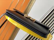 YSL Le Maillon Satchel In Black Smooth Leather 64979 - 5