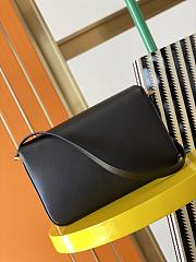 YSL Le Maillon Satchel In Black Smooth Leather 64979 - 4