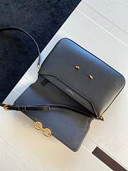 YSL Le Maillon Satchel In Black Smooth Leather 64979 - 3