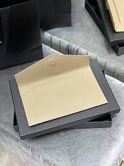 YSL Monogram Clutch In Beige 565739 - 6